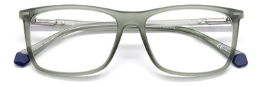 Premium Men Polaroid Eyeglasses: PLD D430 - Matte Green (2)- SpecSMART Eye Clinic (Front View)